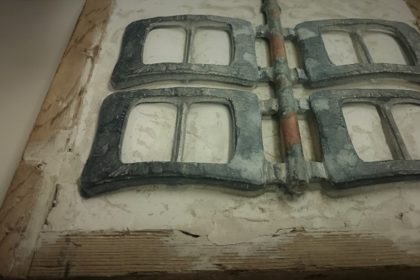 Casting metal fittings